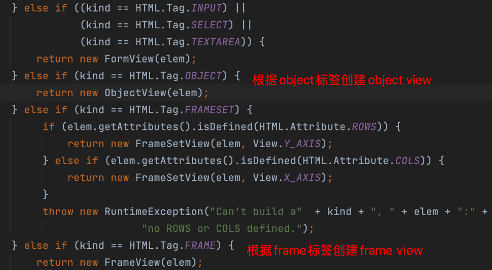 HTMLEditorKit类解析不同标签